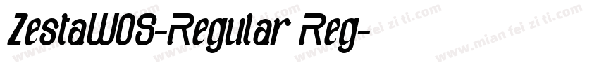 ZestaW05-Regular Reg字体转换